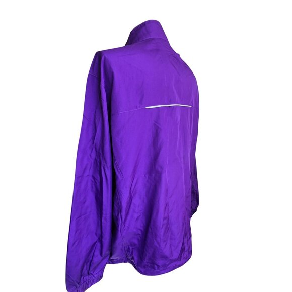 Mens Purple NFL Draft 2022 Lightweight Jacket Large Water Resistant JJ3859 - Picture 8 of 12